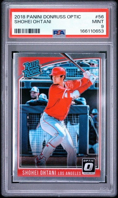 Shohei Ohtani 2018 Panini Donruss Optic Rated Rookie