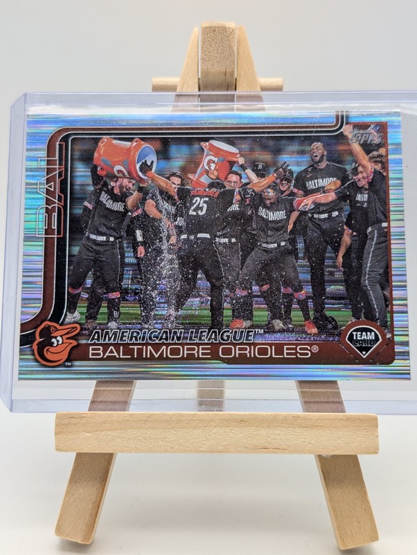2025 Topps Series 1 Baltimore Orioles #170 Tinsel Foil