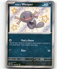 Paldean Wooper 180/091 Shiny Rare Paldean Fates Pokemon Holo Near Mint on eBay