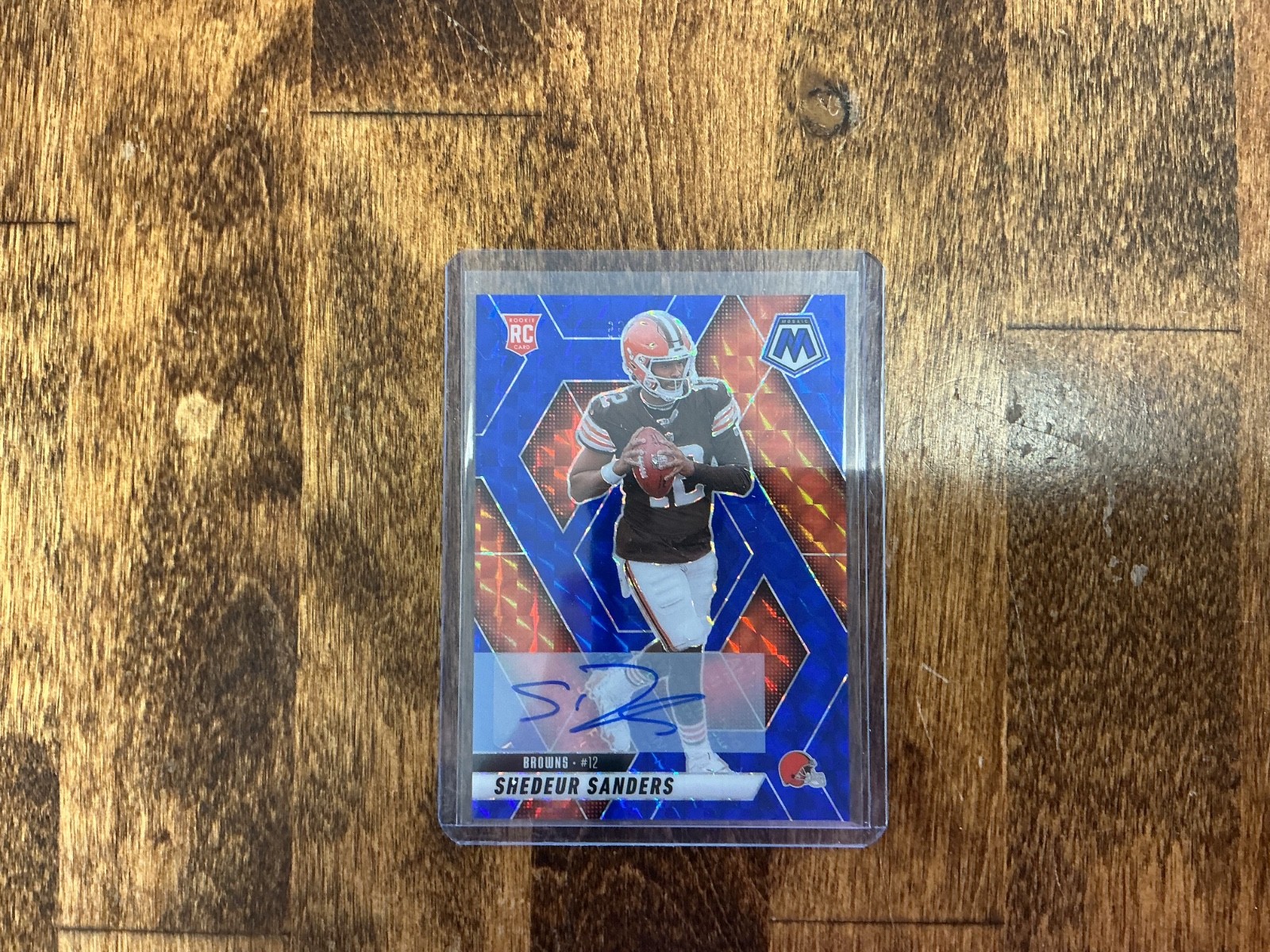 2025 Mosaic Rookie Auto Shedeur Sanders Blue /99 #302 👀🔥