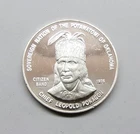 1976 Sovereign Nation Potawatomi of Oklahoma Indian Tribe  .999 Silver Proof Rd