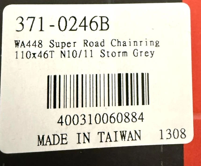 FSA SL-K Super Road Chainring BCD110 46 tooth Alloy Silver N10/11 WA448 New - Image 3 of 4
