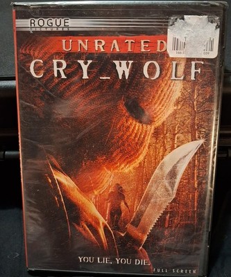 Cry_Wolf  Cry Wolf DVD 2005 Full Frame Unrated Crime Thriller RARE OOP NEW