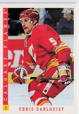 1993-94 Score #314 Chris Dahlquist Calgary Flames