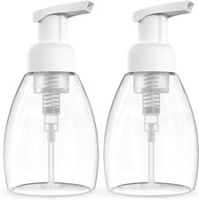 Foaming Soap Dispenser Pump Bottles, BPA Free Empty Refillable Plastic Container