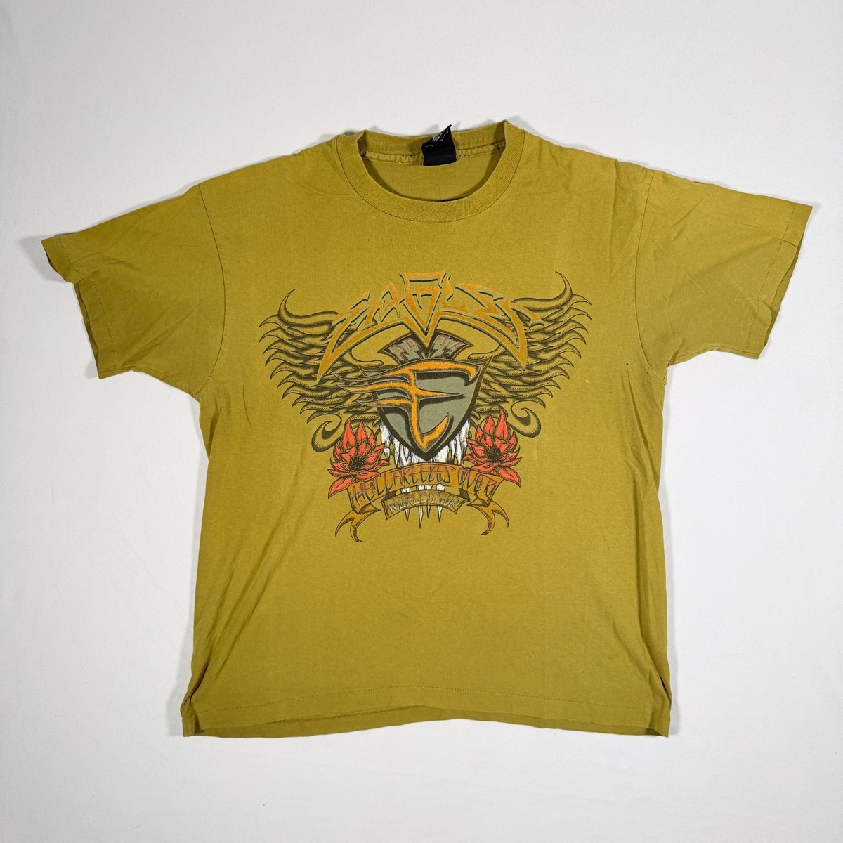 Eagles Vintage 1995 Hell Freezes Over World Tour T-Shirt XL Giant