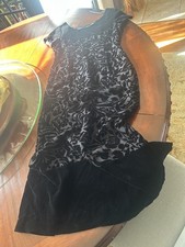 Black Velvet Evening Dress