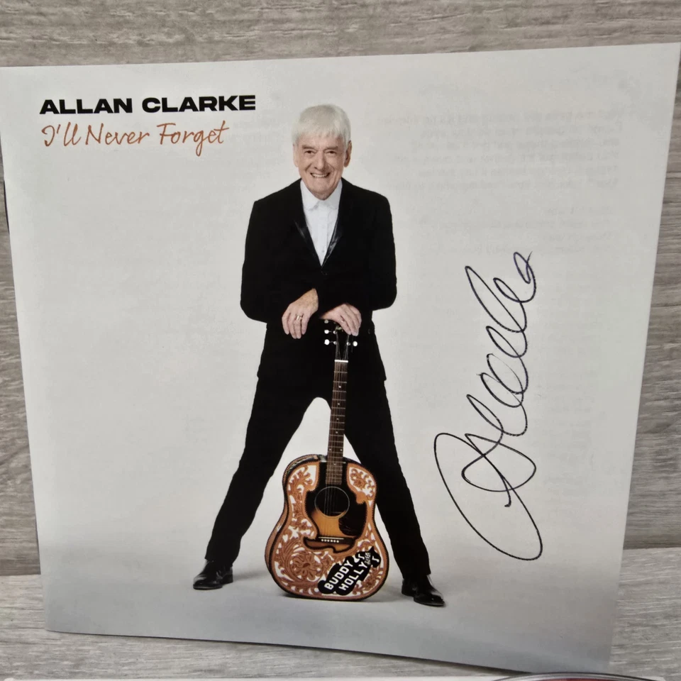 Allan Clarke - I'll Never Forget CD Autographed/ Signed Booklet Rare 2023 VGC Foto 2 de 4