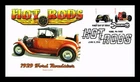 US COVER HOT RODS FIRST DAY ISSUE PANDA CACHET