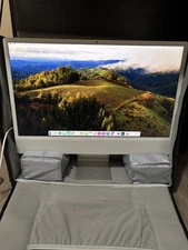 Apple iMac 24" (512GB SSD, Apple M1, 3.20GHz, 8GB, 8-Core GPU) Silver -...