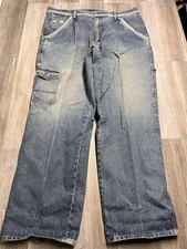 Vintage School Of Hard Knocks SOHK Jeans Baggy Y2K Jeans STARCHED Mens Size 42