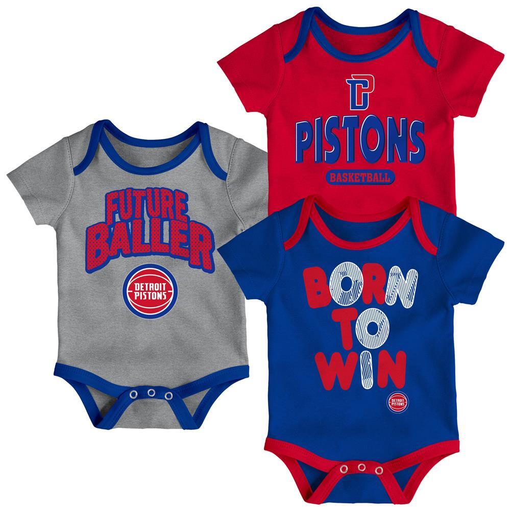 Detroit Pistons Infant Creeper Set Lil Tailgater 3 Pack eBay