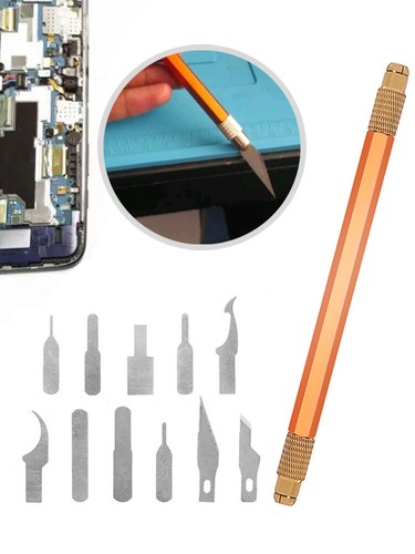 CPU Disassembly Knife Blade Glue Cleaning Phone Rrepair Kit Mobile Phone Repairs - Picture 12 of 12