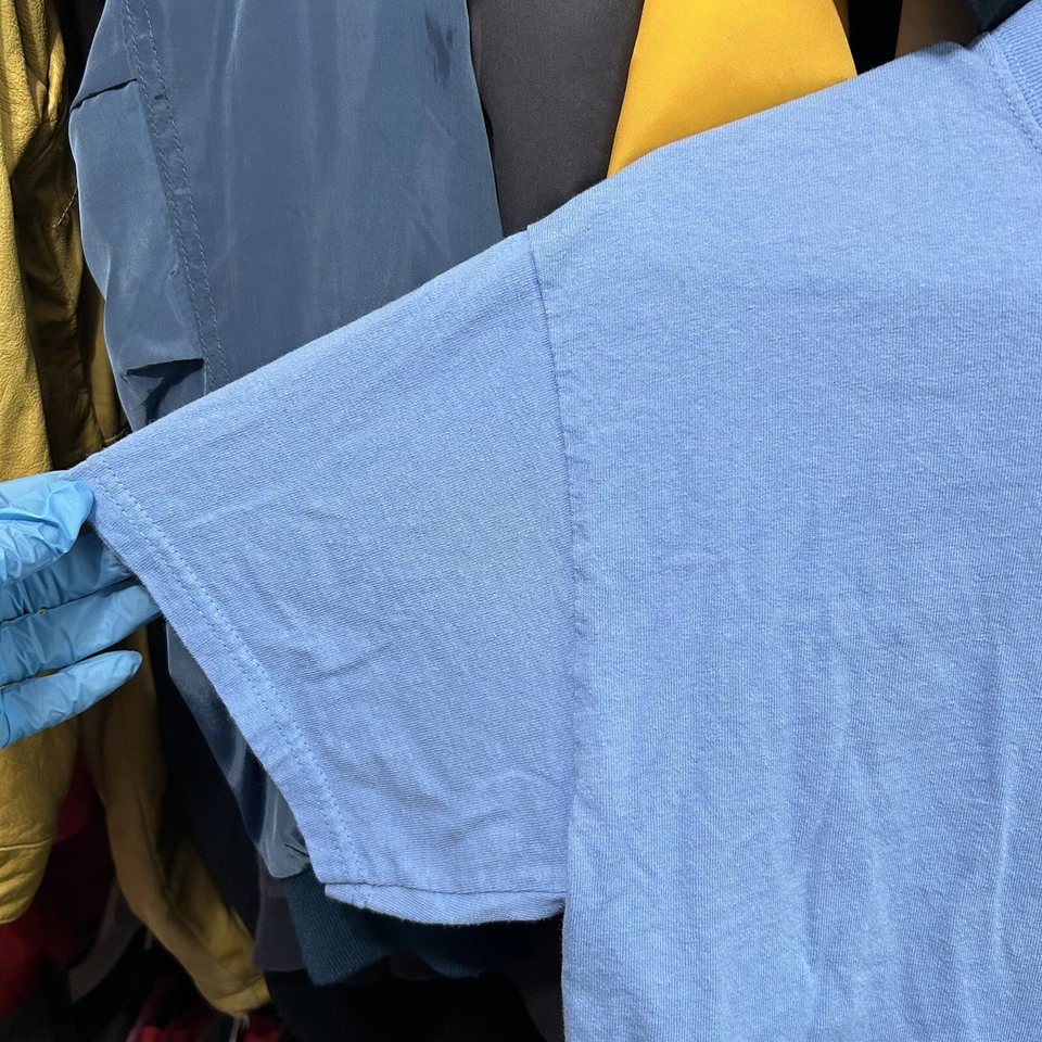 Camiseta Gildan Puppie Love Azul Gráfico Talla Mediana - "Vicki Foto 4 de 4