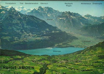 Suisse - Switzerland - Switzerland - St.Gallen - Spa Amden - Lake Walensee