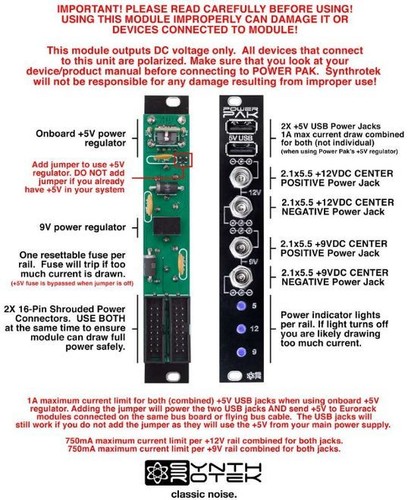 Módulo Eurorack Synthrotek Power Pak - Imagen 4 de 4
