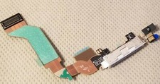 Apple OEM Charge Port Dock Connector Flex Cable - iPHONE 4S A1387 A1431 - WHITE