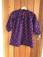 katvig purple orange pink retro recycled polyester tunic dress 122 apple 7 years
