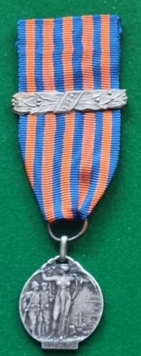 MEDAGLIA ARG GUERRA LIBIA 1911/1912 INCISIONE NOMINATIVA MILITARE MESTRE VENEZIA - Foto 2 di 22