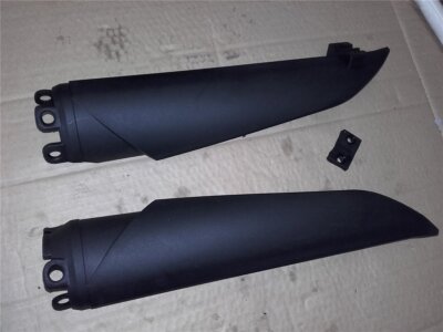 Beta Verkleidung RR125LC 2017-18 Gabelschutz Gabelschützer schwarz satz fork pro