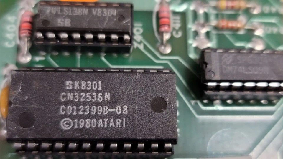 Rare 1979 Atari 400/ 800 OS Card Expansion C12989 Rev E UNTESTED #i73 - Image 4 of 4