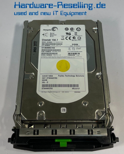 Fujitsu Seagate Cheetah 600GB 3,5" SAS-2 6G HDD 15K A3C40114568 ST3600057SS - Bild 1 von 5