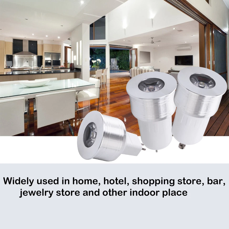 LED Spotlight 3W GU10 MR16 GU5.3 Light Bulb AC 220V DC 12V Equivalent 15W Lamp - Image 2 of 4