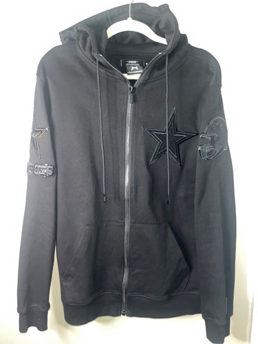 Dallas Cowboys Hoodie Zip Jacket Pro Standard NFL Men’s Size Medium black cotton - Picture 3 of 10