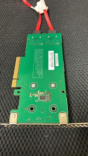 HP SATA M.2 Dual Drive PCIe Riser Card 759238-001 / 759505-001 - High Profile - Picture 4 of 4