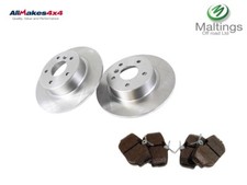 Allmakes 4x4 Rear Brake Discs + Pads SDB000470 SFP500130 Fits - Discovery td5 