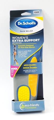 Dr. Scholl's Insoles for Women Extra Support Pain Relief Orthotics Shoe Inserts