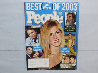 People Magazine December 29 2003 Best and Worst Jennifer Aniston AI | eBay