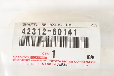 Toyota Land Cruiser HZJ71 VDJ76 GRJ78 HZJ78 OEM Rear Left Axle