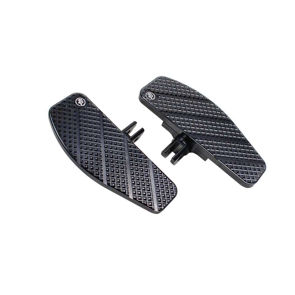 8.0" Mini Rider Foot Floorboards for Harley Fat Street Bob FXLR FXST FXBR FXLRST Foto 3 de 4