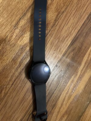 Samsung Galaxy Watch4 40mm Aluminum Case with Silicone Strap - Black...