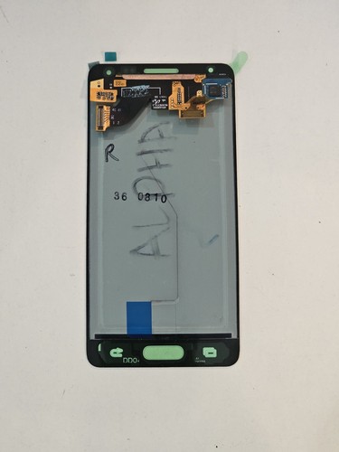 GENUINE Samsung Galaxy Alpha SM-G850F LCD Display Replacement White - Picture 2 of 2