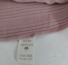 Kate Quinn Baby Blanket Knit Stretch Swaddle Swaddling Organic Cotton 42 x 53