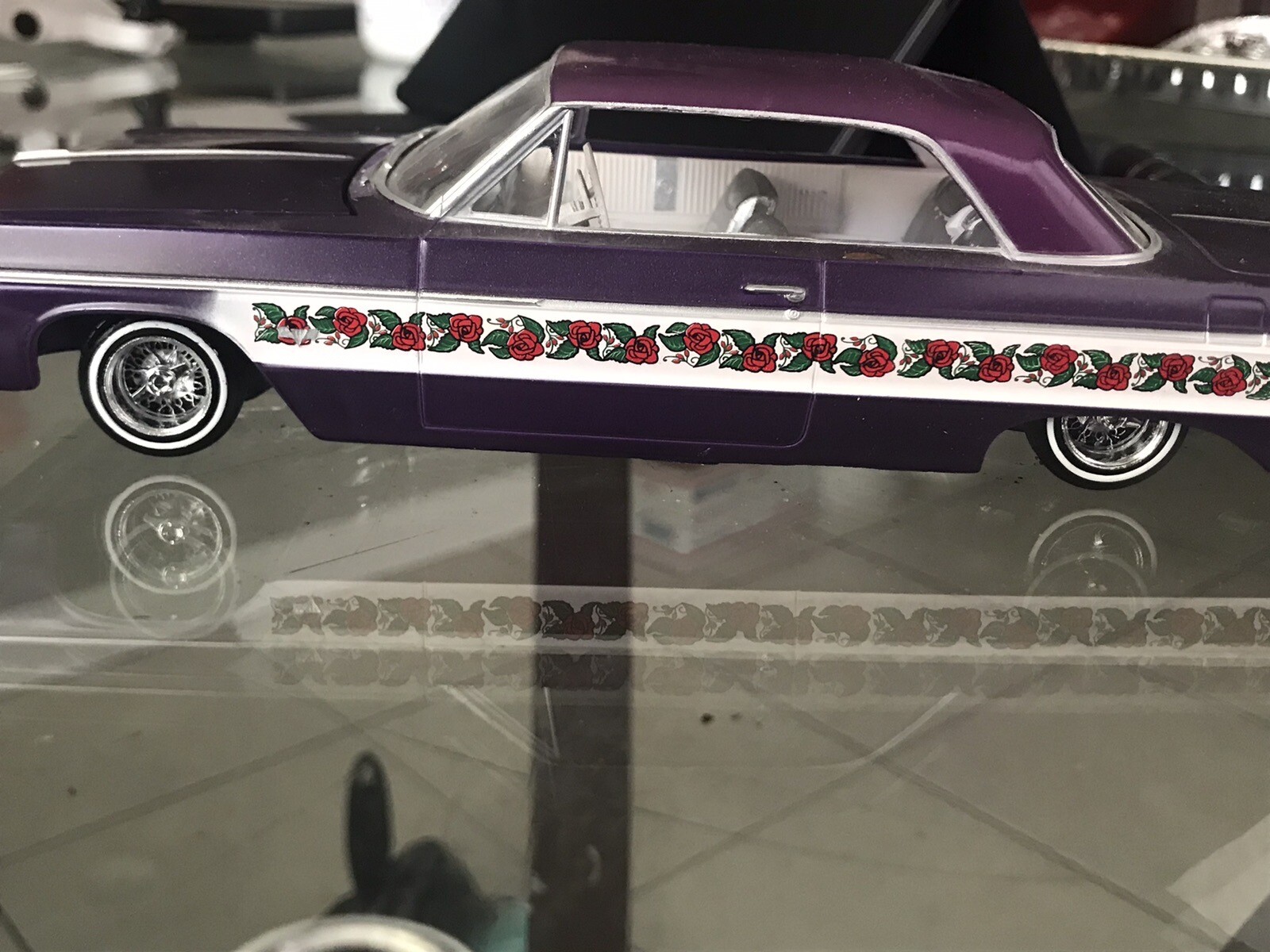 124 scale model car lowrider wheels 3d cross lace spokes wire rims eBay