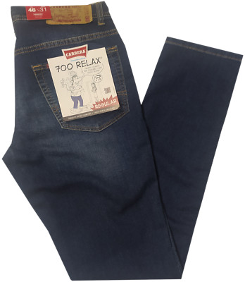 Herren Jeans CARRERA 700 elastic RELAX 46 48 50 52 54 56 58 60 62 Comfor stone blue