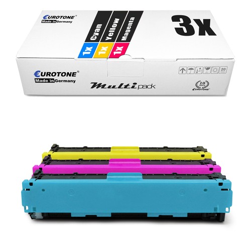 3x Eurotone ECO Cartucho XXL Para HP Color LaserJet Pro MFC M-281-F M-280-NW