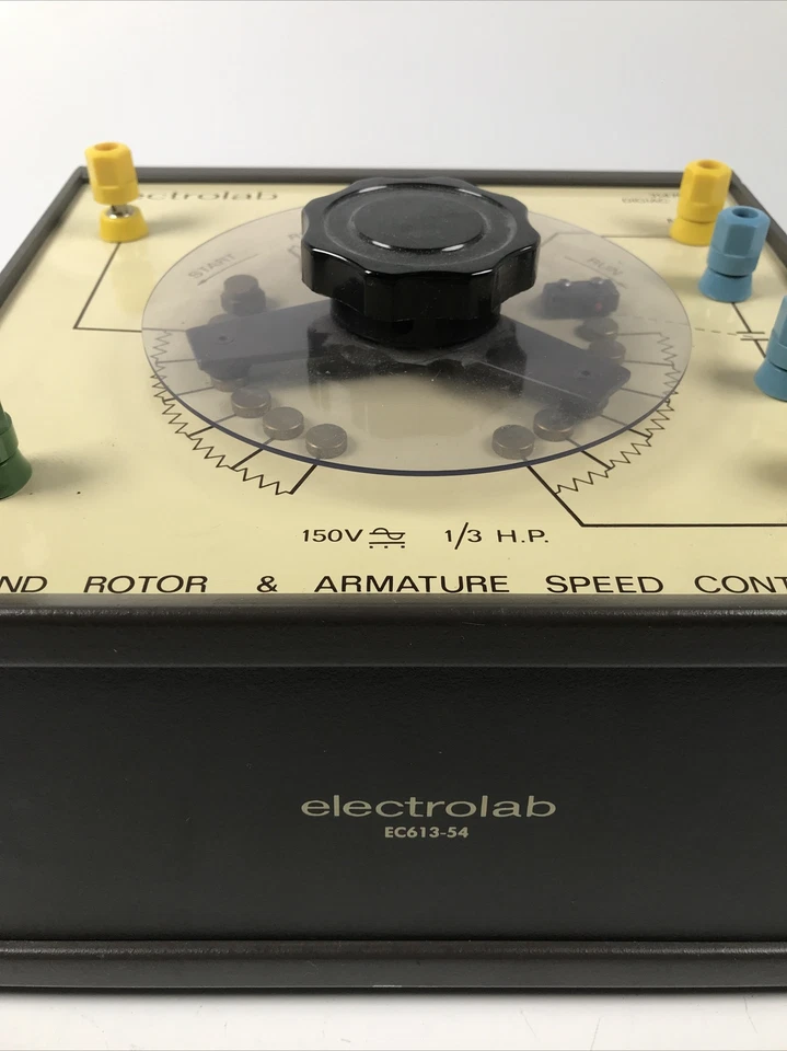 Electrolab EC613-54 Vintage Wound Rotor & Armature Speed Controller 150V 1/3 H.P - Image 4 of 4