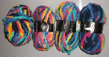 PREMIER YARN BOUNCY YARN 4 SKEINS COLOR LOT 05 2809 MULTI COLOR CROCHET KNIT NEW