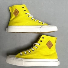 Pf Flyers Hi All American Aurora Sneaker Canvas Yellow Womens Size 6.5 Unisex