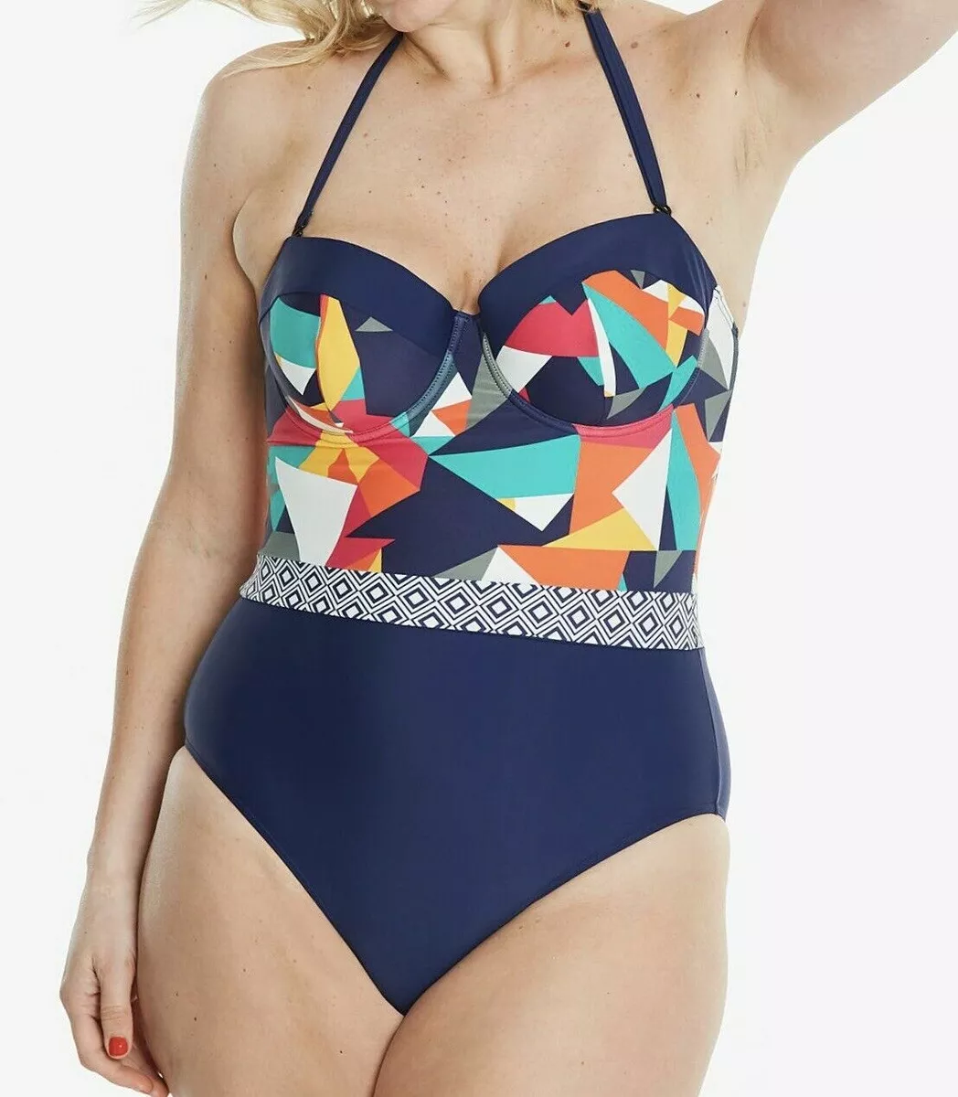 Padded strapless shop swimsuit
