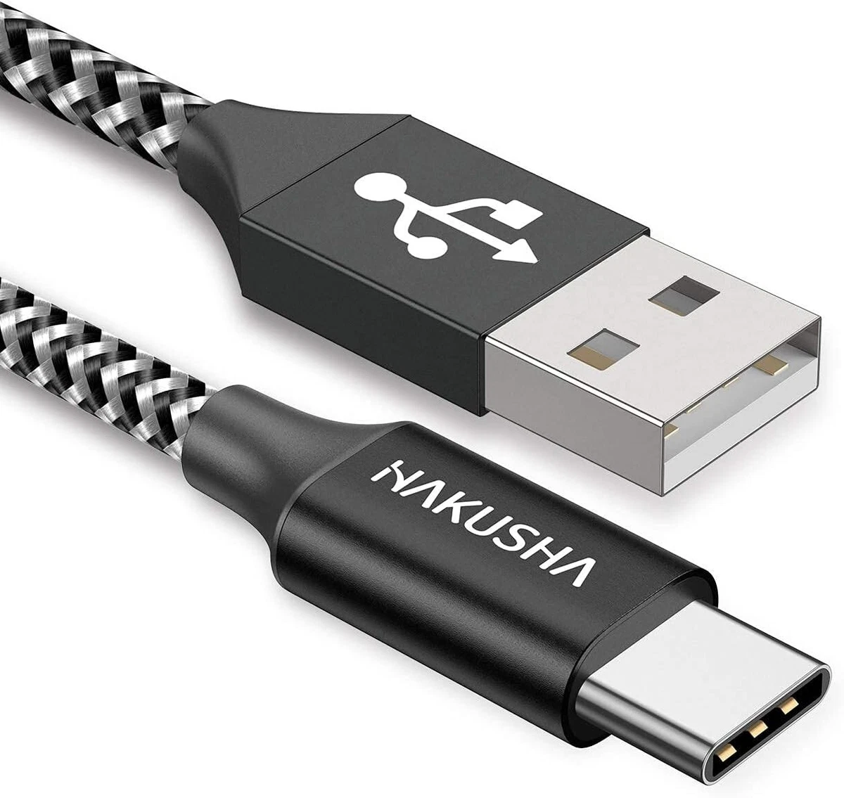 MOUS Cavo USB-C A USB-C 3m - Treccia In Nylon, Ricarica Veloce E Sincronizzazione, Nero