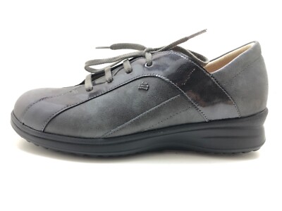 Finn Comfort Mineola Damen Halbschuh Schnürschuh Schwarz Gr. 38 (UK 5)