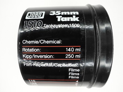 JOBO 1510 35mm Film Developing Tank (No Lid / Cap / Reels / Center Core)