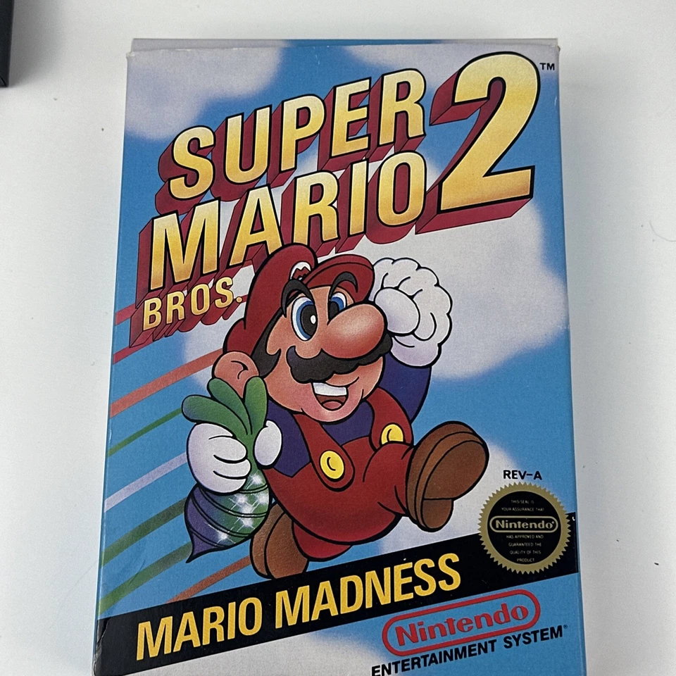 Super Mario Bros. 2 Nintendo NES CIB - Round SoQ - Tested & Works - Great Cond.. - Image 3 of 4