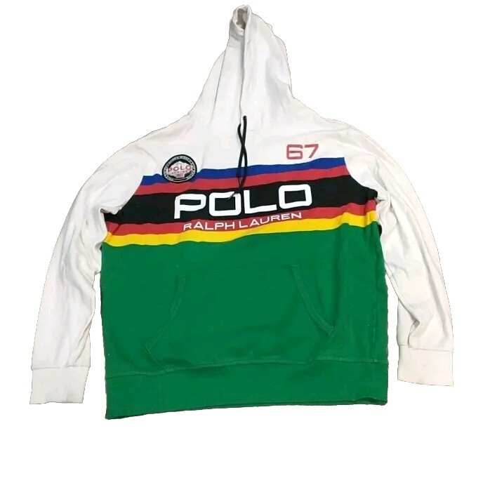 Polo Ralph Lauren Alpine World Cup Racing Hoodie #67 Size LG | eBay