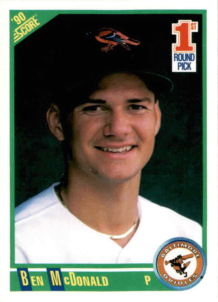 1990 Score #680 Ben McDonald Rookie Card Baltimore Orioles RC